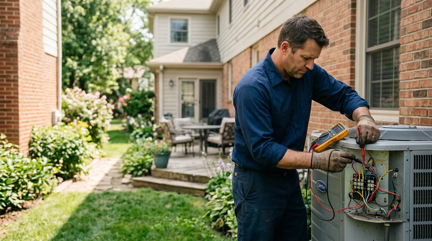 HVAC technician working near Montgomery Village, MD